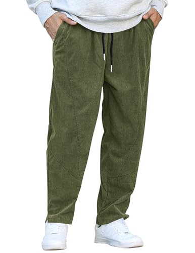 パンツ archi cottn pile pants COOFANDY Men's Corduroy Pant Stretchy Waist Drawstring Lightweight